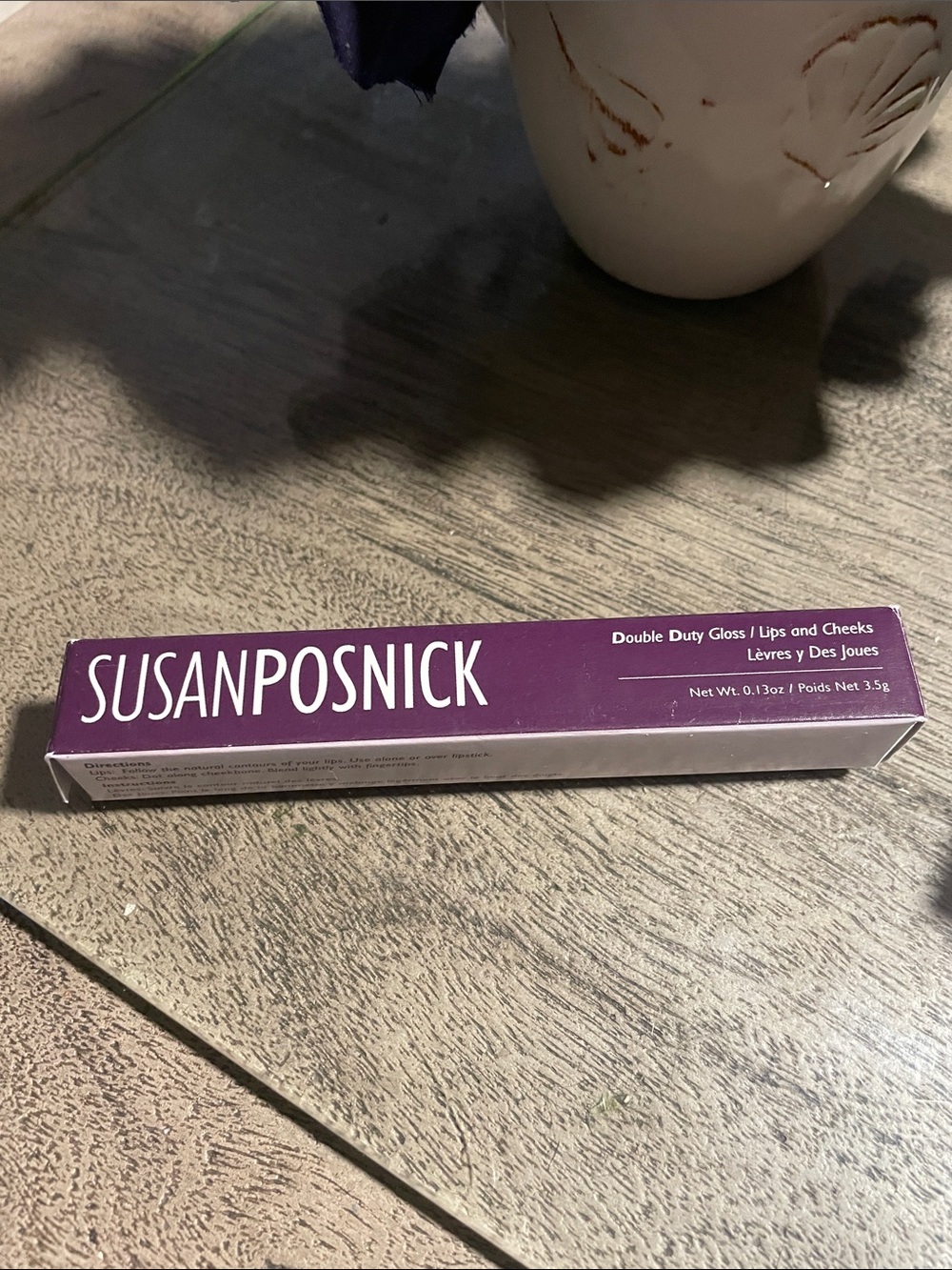 SUSAN POSNICK Double Duty Gloss - Plum Packaging